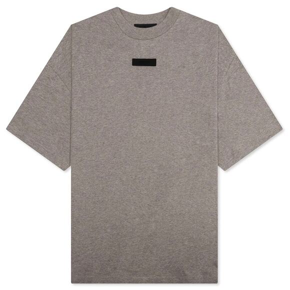 RETAIL $60 Fear of God Essentials S/S Tee - Heather Grey*SIZE Small*OVERSIZED* - Picture 1 of 5